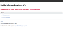 Tablet Screenshot of developer.mobileepiphany.com
